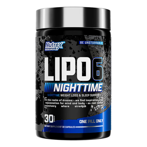 Lipo-6 Black Nighttime Ultra Concentrado 30 Cápsulas Nutrex Research