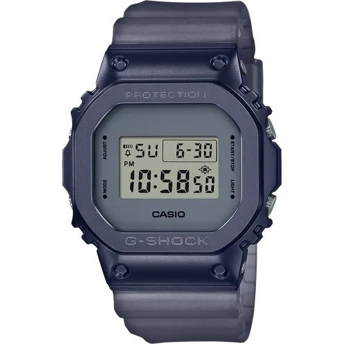 Reloj Casio G-shock Gm-5600mf-2cr Para Caballero Color de la correa Azul Color del bisel Azul Color del fondo Gris