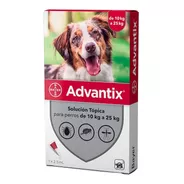 Advantix® Perros 1 X 2.5 Ml, Ampolleta Antipulgas Para Perro