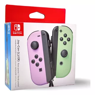 Controle Nintendo Switch Joy-con L/ R Pastel Roxo / Verde