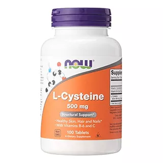 Now Foods Cysteine (l) 500mg Tb, 100 Ct