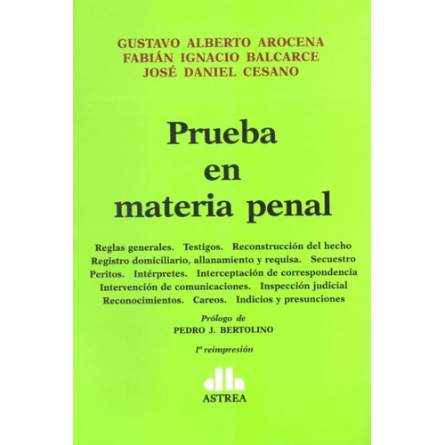 Prueba En Materia Penal