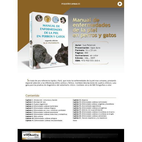 Manual De Enfermedades De La Piel En Perros Y Gato Paterson