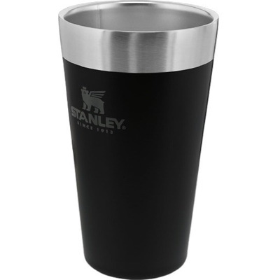 Copo Térmico De Cerveja Inox S/ Tampa Preto 473ml - Stanley