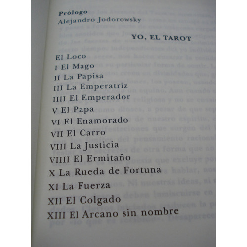 Yo, el Tarot, de Alejandro Jodorowsky. Editorial Debols!Llo, edición 1 en español