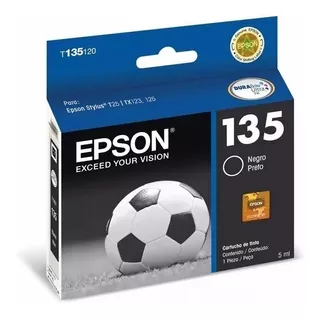 Cartuchos Epson T25 Tx125 Tx135 135 Negro Original Backup