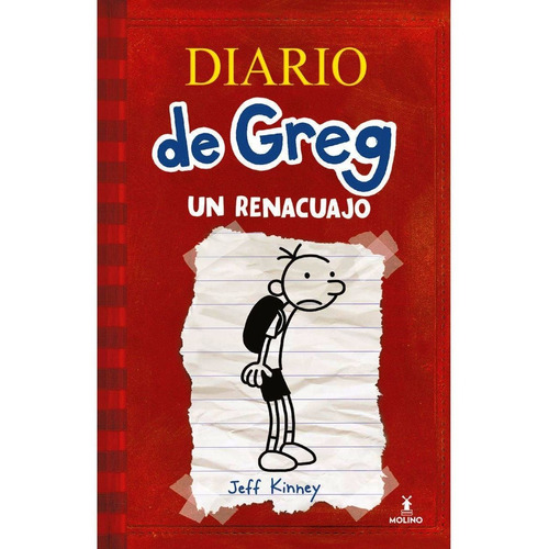 Diario de Greg 1 - Un renacuajo, de Kinney, Jeff. Serie Diario de Greg Editorial Molino, tapa blanda en español, 2021