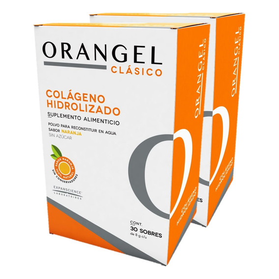 2 Pack Orangel Clasico Colágeno Hidrolizado