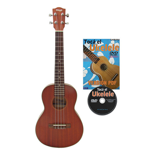 Ukelele Tenor Stagg Ut70-s + Metodo Color Marrón