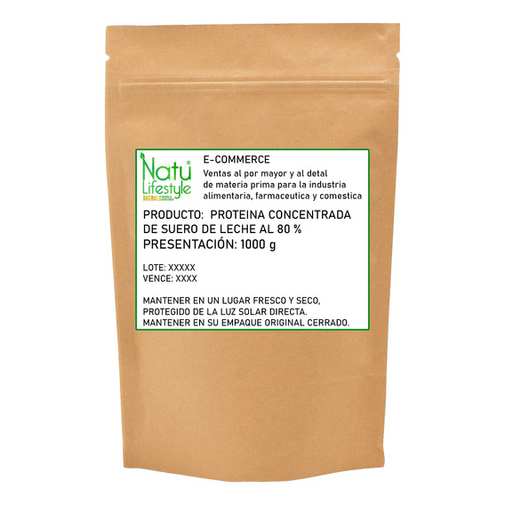 Proteína Suero Leche 80% Wpc - g a $209