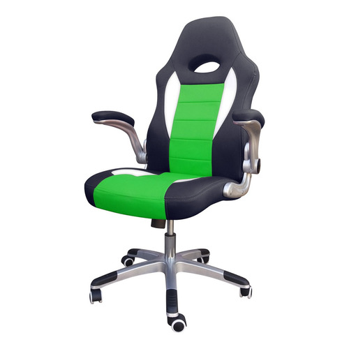 Silla Pc Gamer Sonic Envío Gratis - Desillas Color Negro/Verde