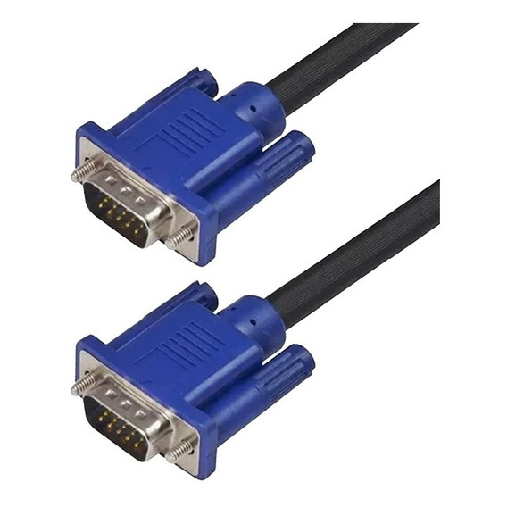 Cable Vga 1.8 Metros Para Pc Macho A Macho 15 Pines