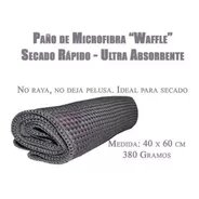 Paño Microfibra Laffitte Waffle 60x40cm Secado Ultra Rapido
