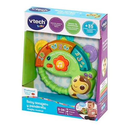 Vtech Baby Baby Sonajero Y Pandereta Abejita Musical