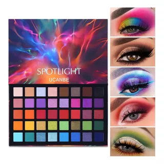 Set De Sombras Profesional Ucanbe Larga Duracion 40 Colores