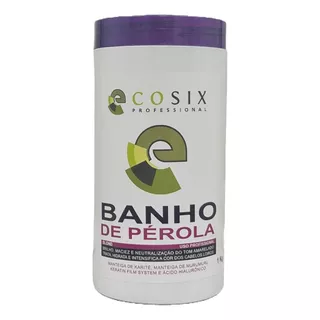 Ecosix Banho De Pérola Máscara Desamareladora 1 Kg