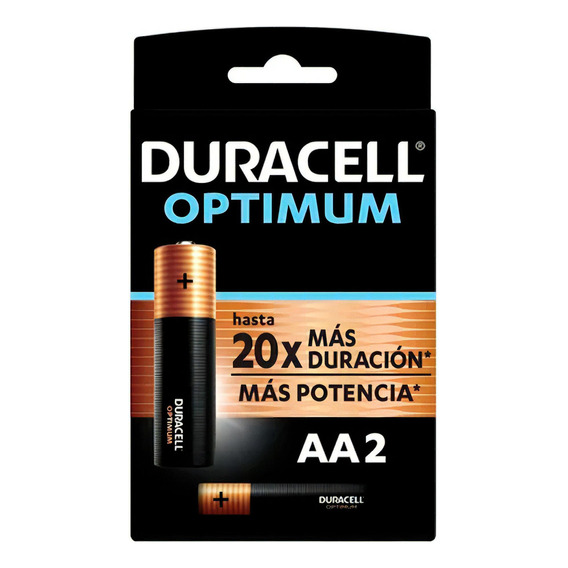 Pilas Alcalina Aa X2 Duracell Optimum 1.5v [ 1020661 ]