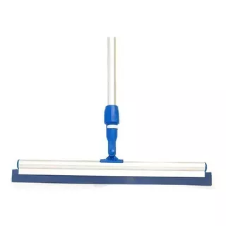 Bralimpia Rodo Twister 45 Cm Borracha Articulado Cabo Extensível 1,40m Cor Azul