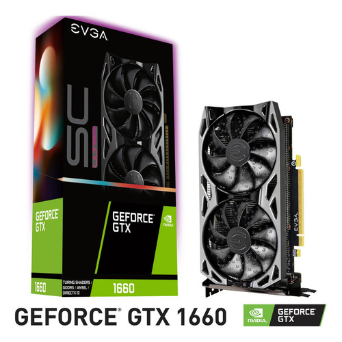 Tarjeta De Video Evga Gtx 1660 Nvidia Sc Ultra Gaming 6gb