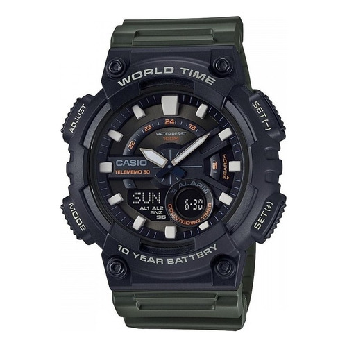 Reloj Casio Aeq-110w-3a Aeq110w Hombre Sumergible Ahora12