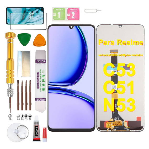 Pantalla Para Realme C53 Rmx3760/c51/narzo N53