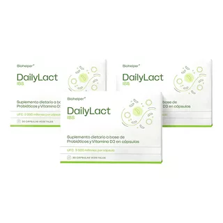 Dailylact Ibs Biohelper Probiótico Comprimidos X 3 Cajas