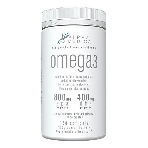 Omega 3 Epa Dha 150 Softgels - Alpha Medica