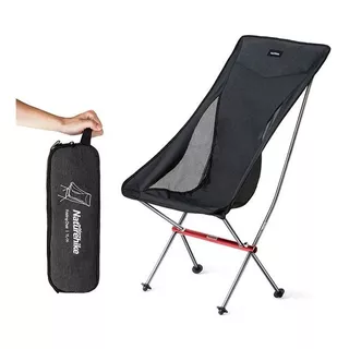 Silla Plegable Camping Naturehike Yl06 Color Negro