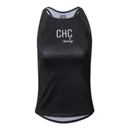 Camiseta Deportiva Mujer Dama Singlet Chc Negro By Suarez