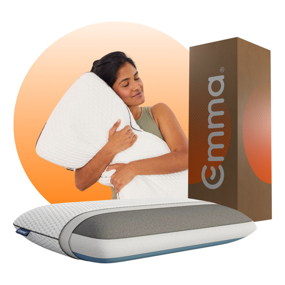 Almohada Emma Diamond Degree | Memory Foam | 70x40cm Color Blanco