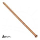 Agulha Para Crochê Tunisiano De Bambu Círculo - 30 Cm 8,0mm