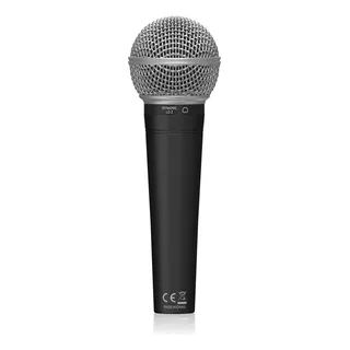 Behringer Sl 84c Microfono Vocal Dinámico Cardioide Voz Color Negro/gris