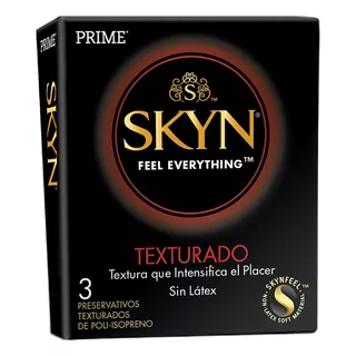 Preservativos Prime Skyn Sin Látex Texturado | Cajita X 3 Un