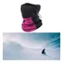 Invierno Cuello Polaina Media Mascarilla Bufanda Cuello Rojo