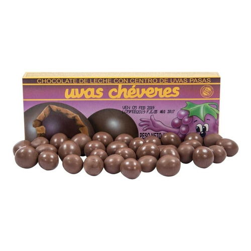 Uvas Cheveres Choco Uvas 40gr