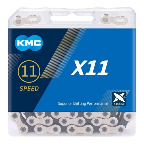 Cadena Bicicleta Kmc X11 Silver 118 1x11 V 2x11 V MTB