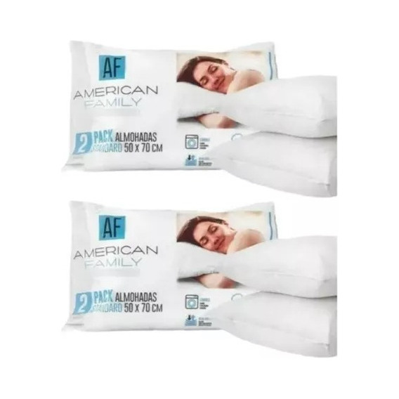 Pack 4 Almohadas 50 X 70 Cannon Af