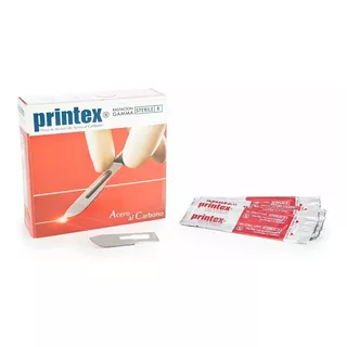 Hojas De Bisturí N°20 Marca Printex Caja X100 Unidades