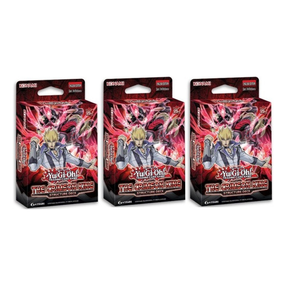 The Crimson King Structure Deck X3 Inglés / Español Yugioh