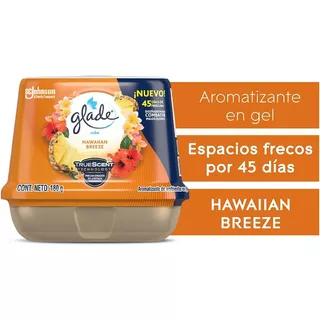 Glade Cubo Grande  Gel Car Aromatizante 180gr Hawaiian Breez