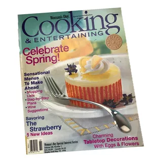Woman´s Day Cooking & Entertaining Revista De Cocina 1998 