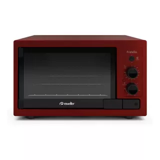 Forno De Bancada Elétrico Mueller Fratello 44l Vermelho 220v