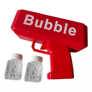 Pistola Lanza Burbujas Bubble Gun A Pilas Automática Verano