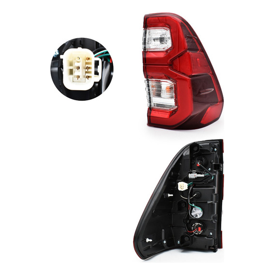 Calavera Hilux 2021 2022 2023 Led Derecha*