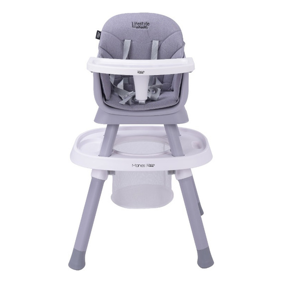 Lifestyle By Infanti Manes Color Gris Silla Alta Para Bebé 7 En 1 