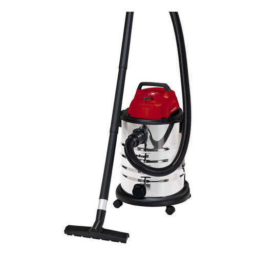 Aspiradora industrial De tacho Einhell TC-VC 1930 S 30L  acero inoxidable, negra y roja 127V 60Hz