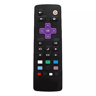 Controle Remoto Roku Tv Express Botão Netflix Hbogo Nfe