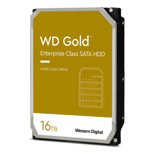 Disco Duro Interno Wd Gold 16tb Enterprise Class Wd161kr /vc Color Oro