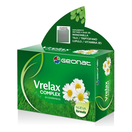 Vrelax (30 Comp) - Geonat Sabor Sin sabor