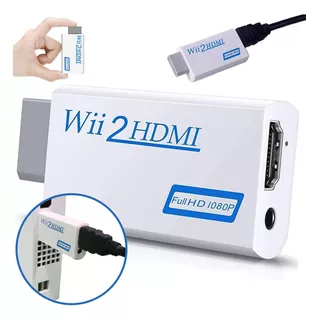 Adaptador Conversor De Audio Y Vídeo Nintendo Wii Para Cable Hdmi